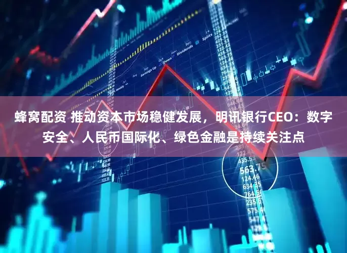 蜂窝配资 推动资本市场稳健发展，明讯银行CEO：数字安全、人民币国际化、绿色金融是持续关注点