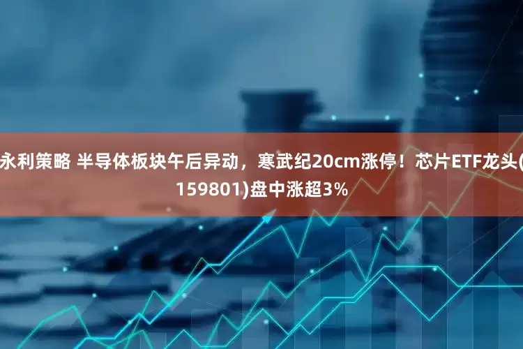 永利策略 半导体板块午后异动，寒武纪20cm涨停！芯片ETF龙头(159801)盘中涨超3%